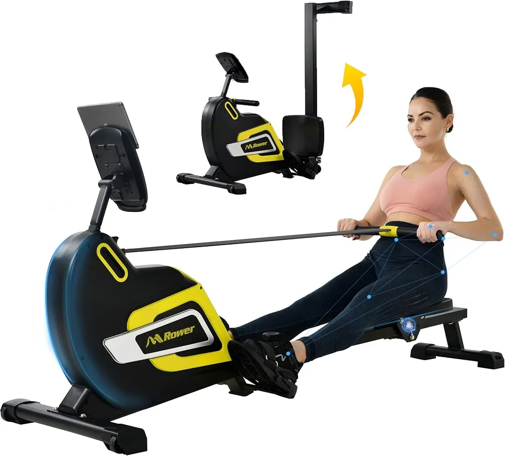 merax rowing machine water rowing machines category